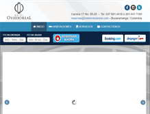 Tablet Screenshot of hoteloviedoreal.com